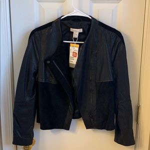 NWT Genuine leather & Suede H&M jacket
